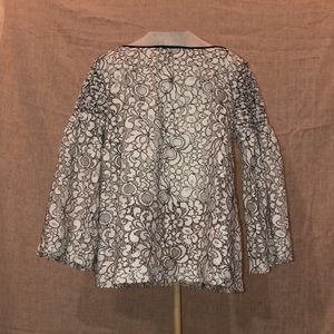 LOFT See-through lace top